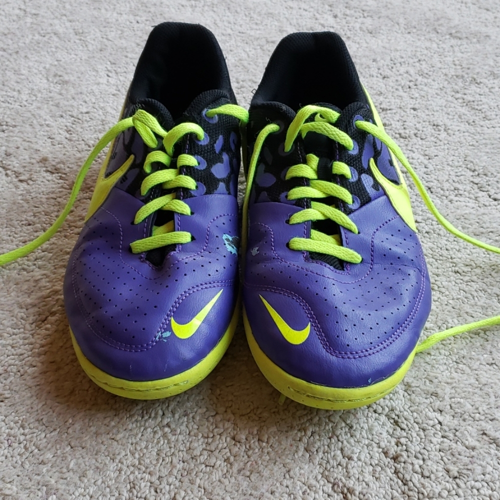 Nike youth indoor soccer shoes.